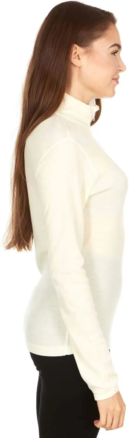 100% Merino Wool - Midweight Womens 1/4 Zip - Midlayer