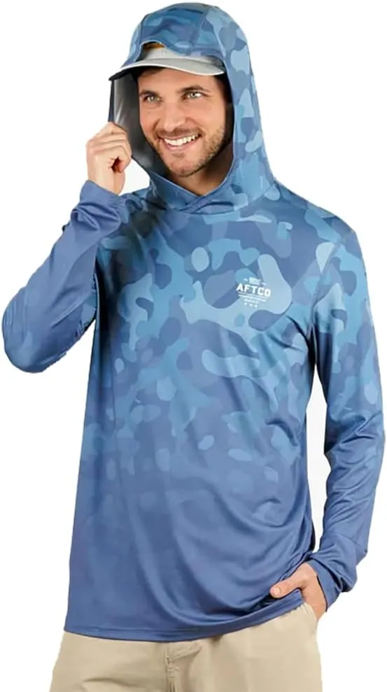 AFTCO OG Camo UVX Long Sleeve Sun Protection Hoodie