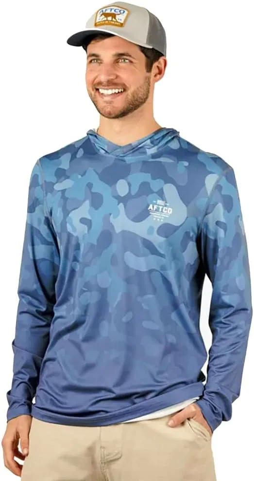 AFTCO OG Camo UVX Long Sleeve Sun Protection Hoodie