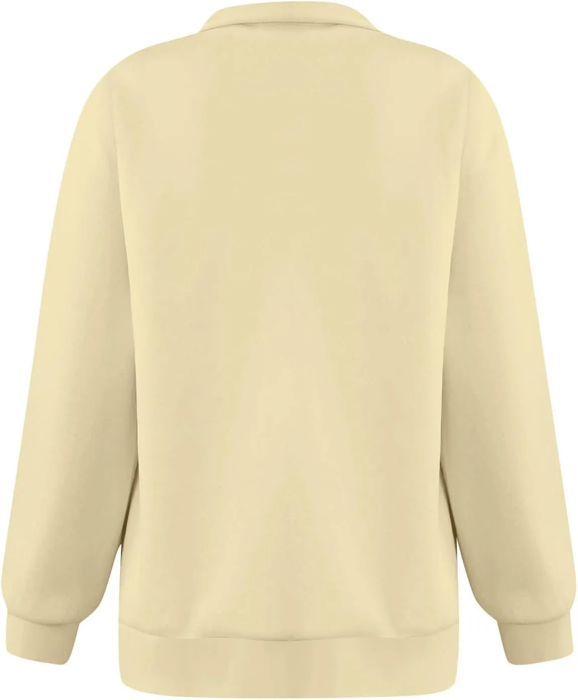 Baggy Half Zip Sweatshirt Women Lightweight Fleece Oversized Sweatshirts Fall Clothes Loose Fit Comfy Pullover Tops