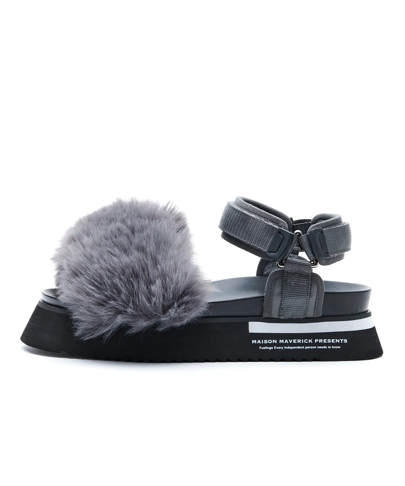 Chunky Hiking Sandals - Gray