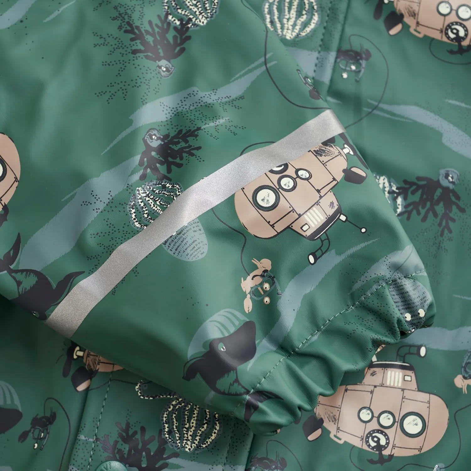 European Kids Rain and Snow Suit for Boys Girls with Detachable Hood, Waterproof Raincoat and Pants for Rain and Snow