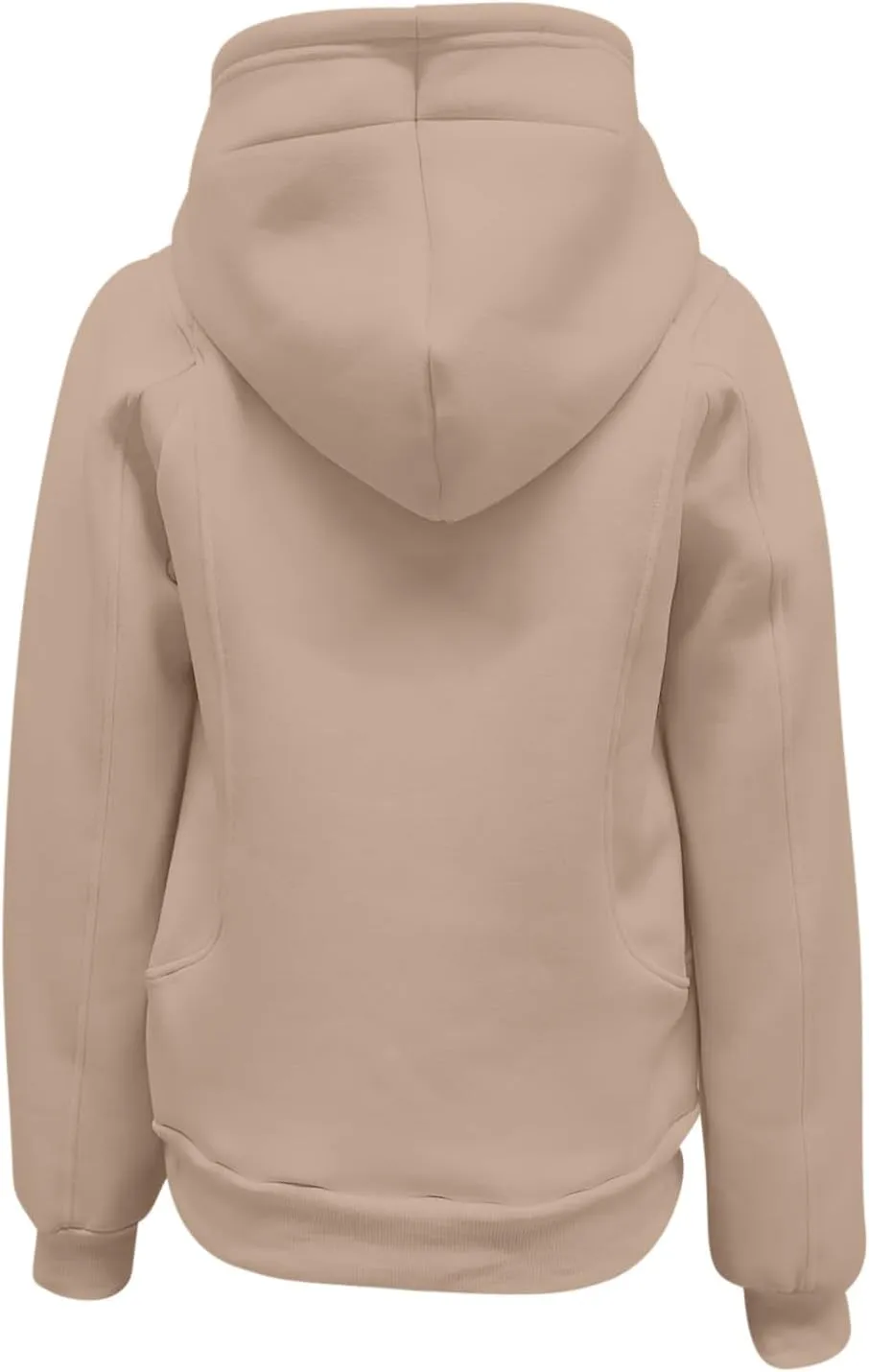 Sweatshirt For Women Half Zip Cropped Pullover Long Sleeve Casual Hoodies With Pockets 2024 Sweaters Winter Clothes