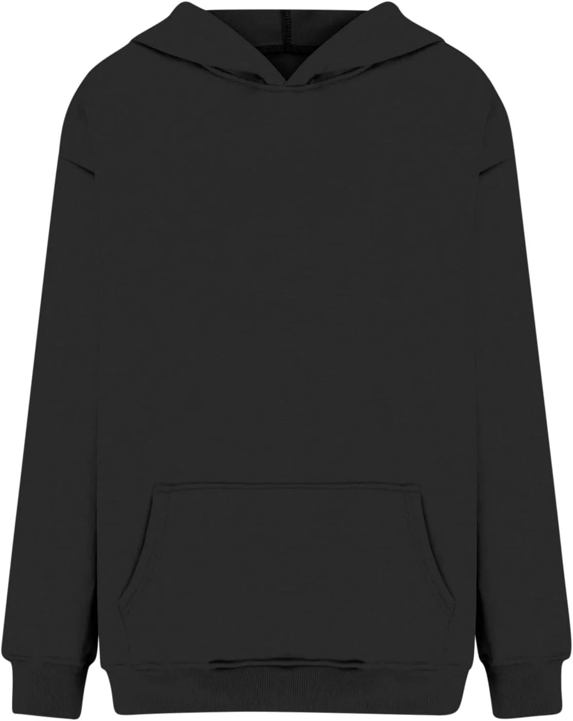 Sweatshirts For Women Trendy Long Sleeve Fleece Hoodies With Cat Ears Solid Loose Pullover Shirts Fall Winter Outfits