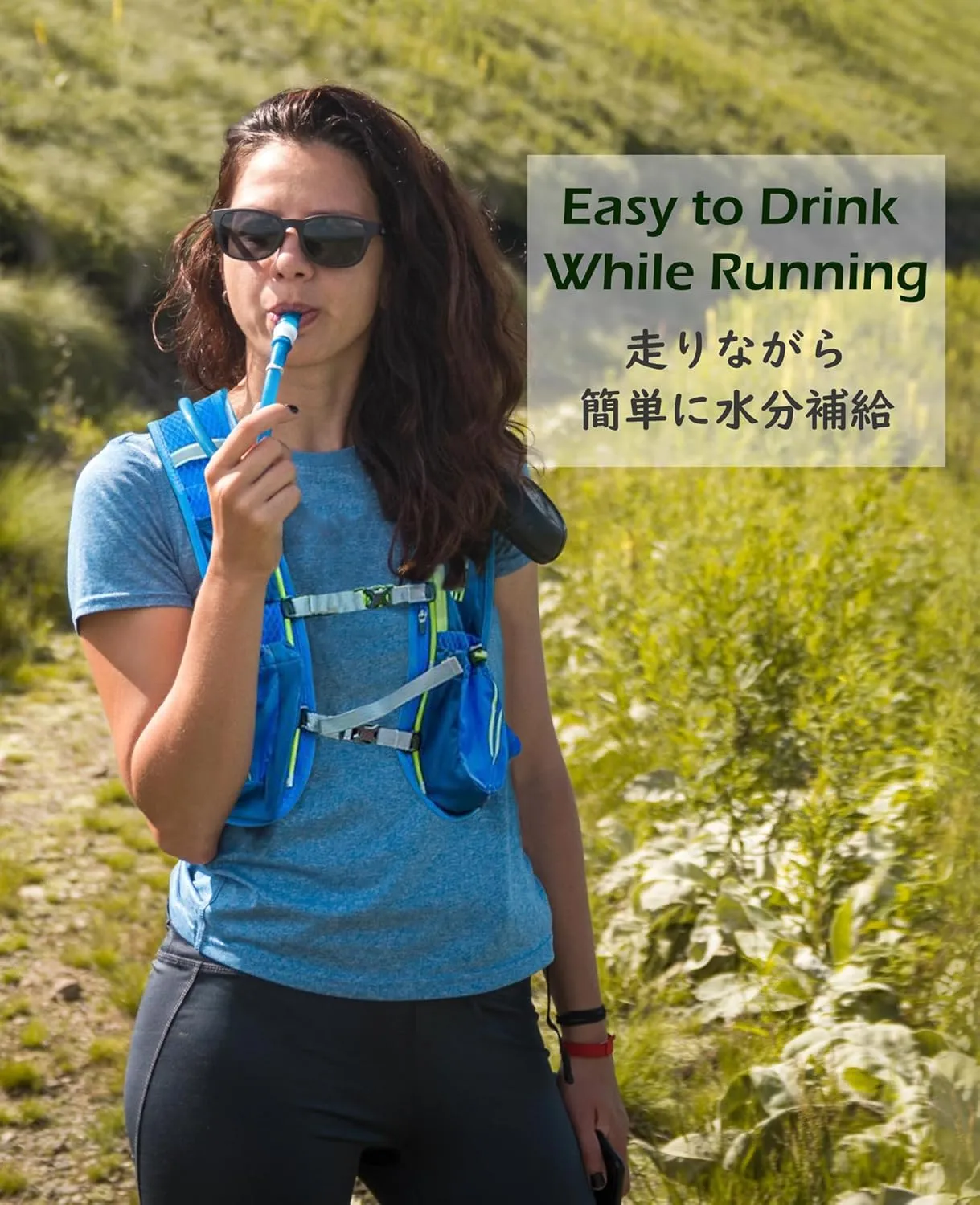 TRIWONDER Running Hydration Vest with Water Bottles Hydration Backpack Packs, Water Bladder BPA Free Leakproof for Triathlon Marathon Hiking Cycling Sport Gym Runner Water Bottles