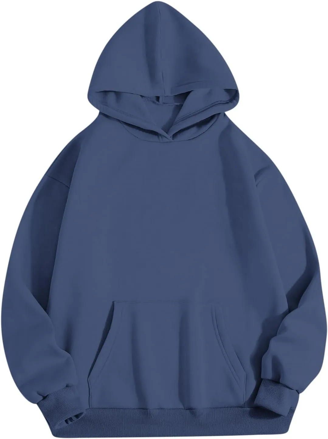 Womens Oversized Hoodies Pullover Fleece Sweaters Casual Long Sleeve Preppy Sweatshirt Fall Outfits 2024 With Pocket