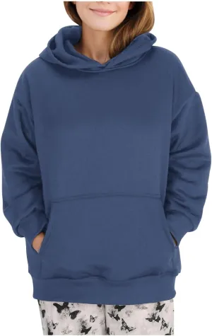 Womens Oversized Hoodies Pullover Fleece Sweaters Casual Long Sleeve Preppy Sweatshirt Fall Outfits 2024 With Pocket